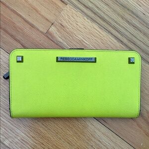 Neon Rebecca Minkoff wallet